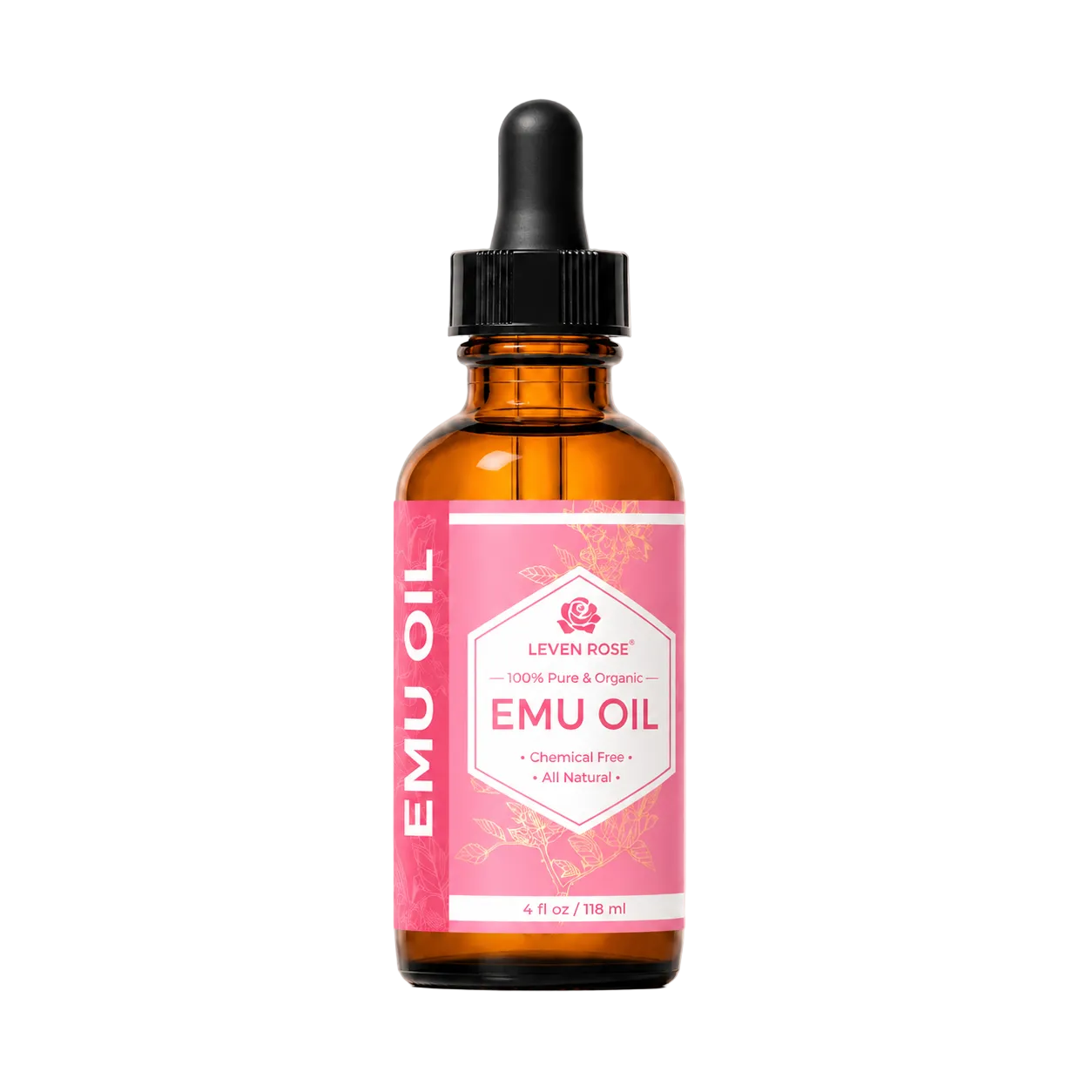 Pure Organic Emu Oil by Leven Rose