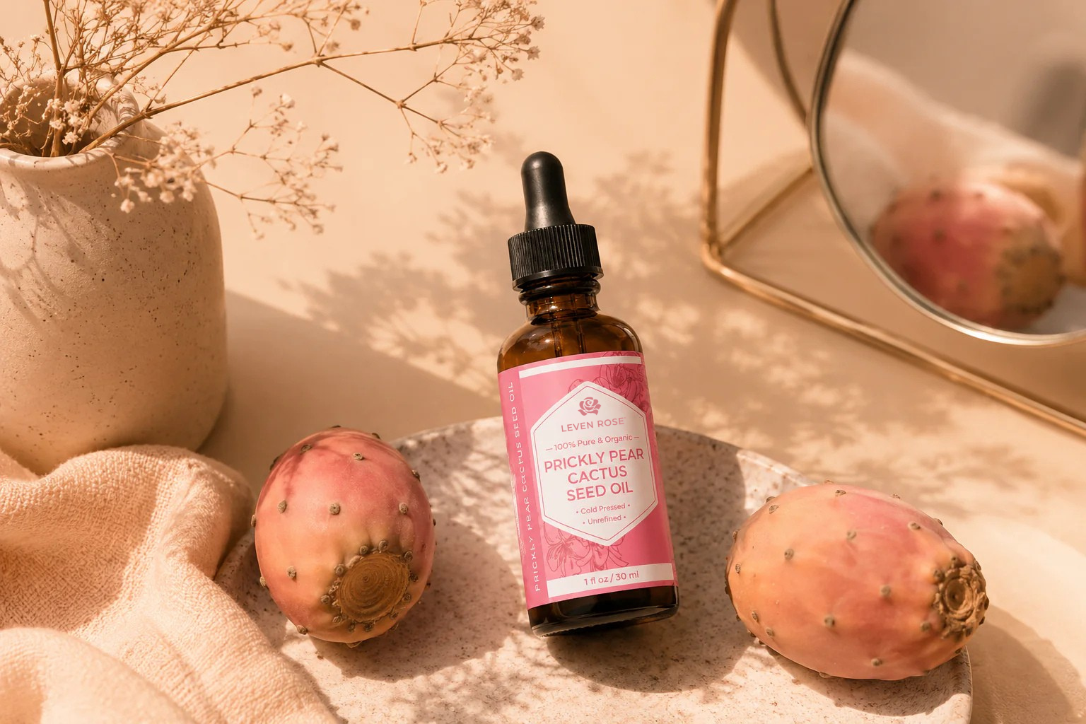 How to Use Prickly Pear Cactus Seed Oil & Where It Fits in Your Skincare Routine