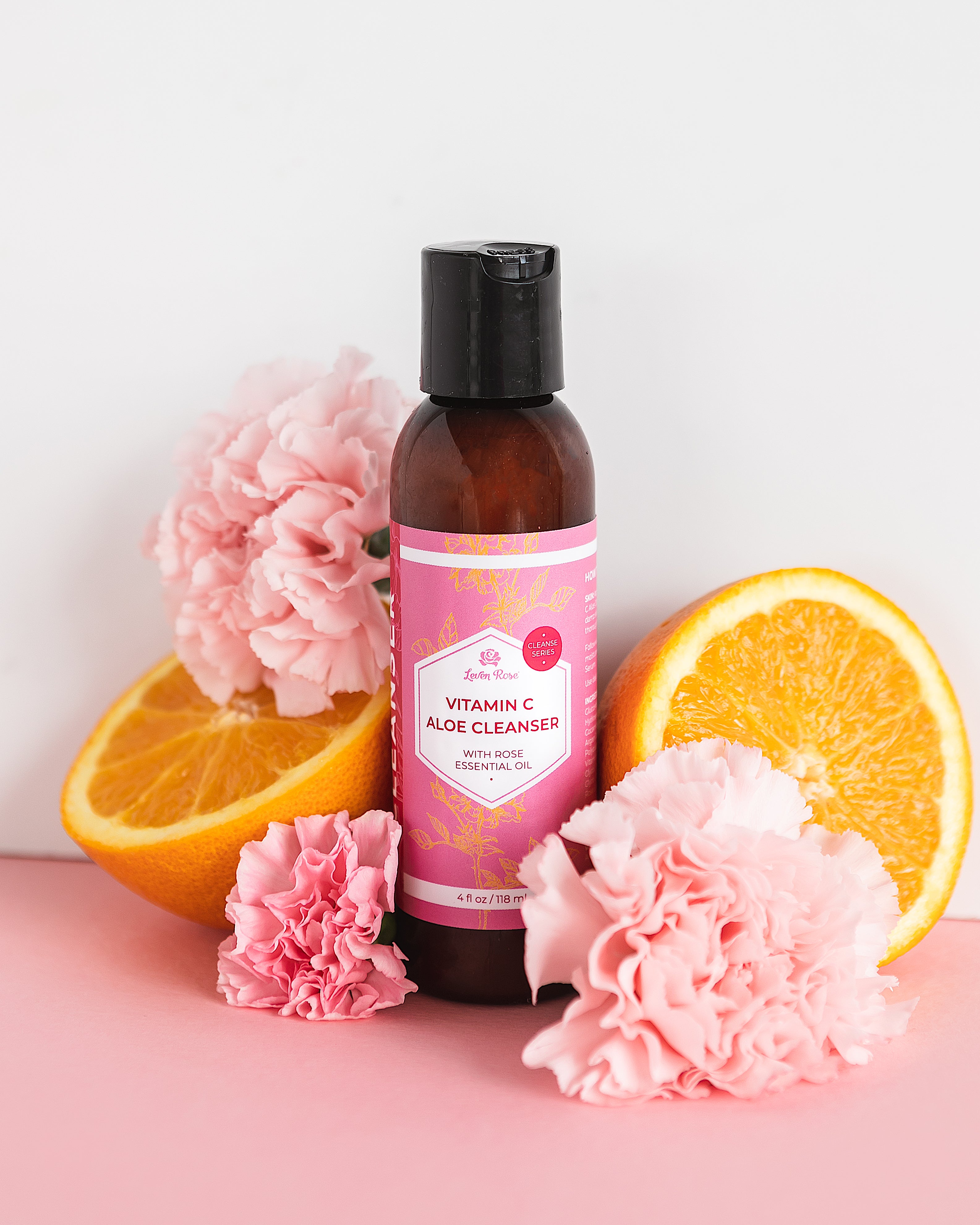 leven rose pomegranate seed oil Vitamin C Cleanser