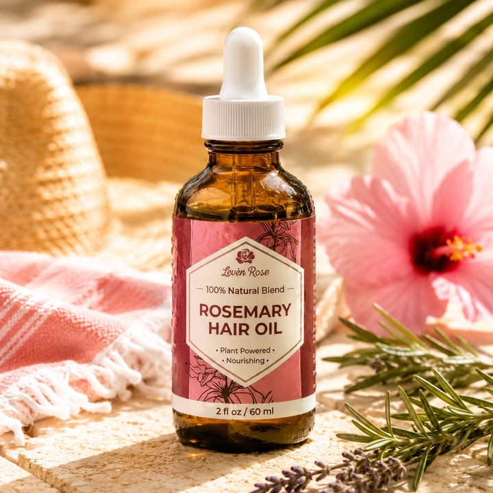 leven rose rosehip seed oil Leven Rose Rosemary Oil for Hair
