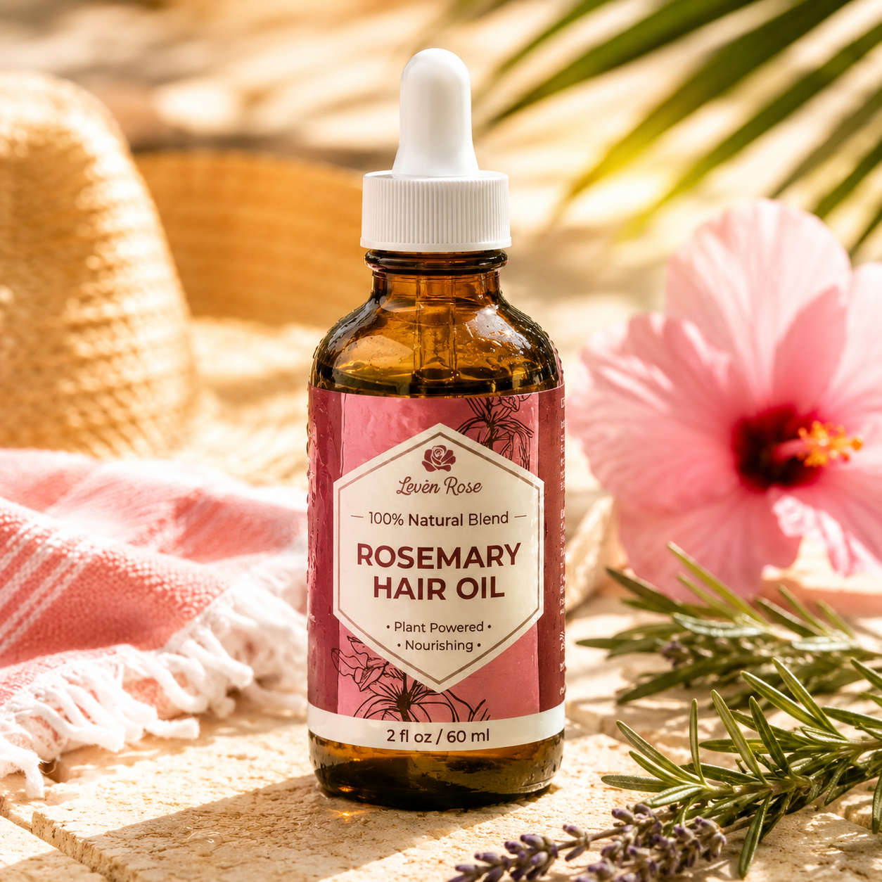 Leven Rose Rosemary Oil for Hair