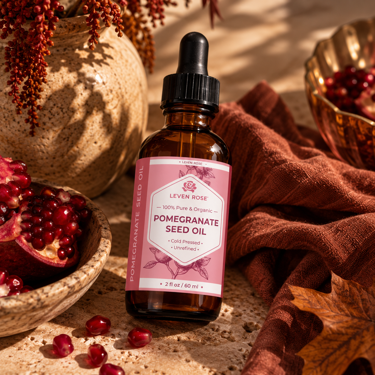 Pomegranate Seed Oil - 2 oz