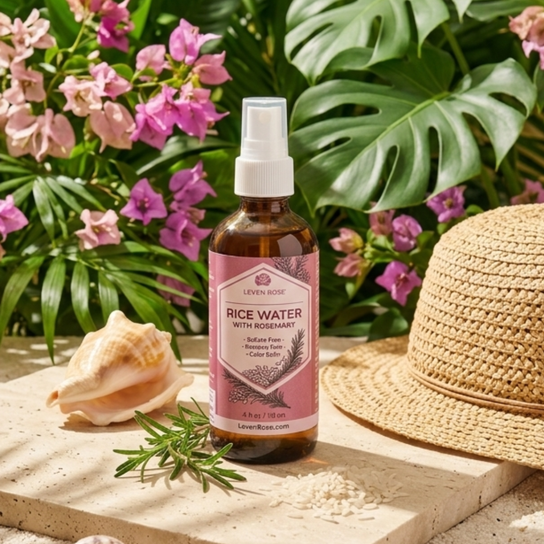 Leven Rose Rice Water with Rosemary