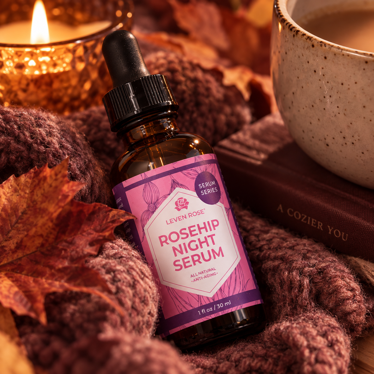 Rosehip Night Serum - 1 oz