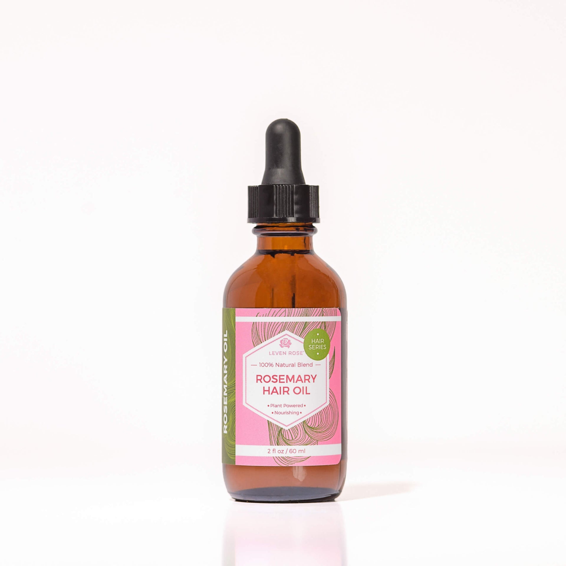 Leven Rose Organic Rosemary Oil for Hair Growth: 2oz Hair Growth Elixir with Rosemary Essential Oil and Nourishing Evening Primrose Oil